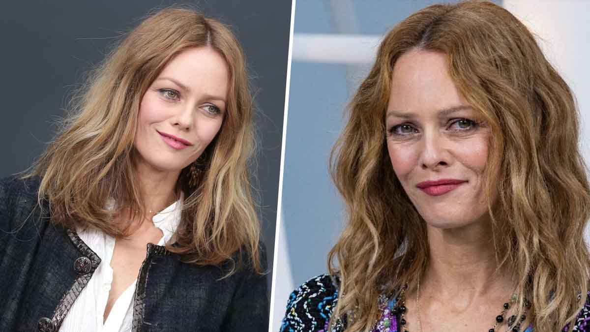 Vanessa Paradis envoûtante s'affiche entièrement nue sous un trench doré et décolleté XXL