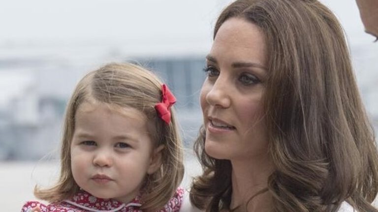 Kate Middleton et Charlotte à Londres