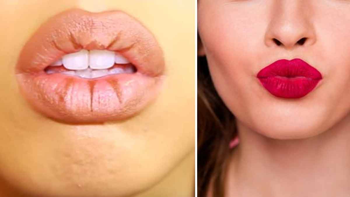 Contouring des lèvres cette astuce pour avoir une bouche pulpeuse