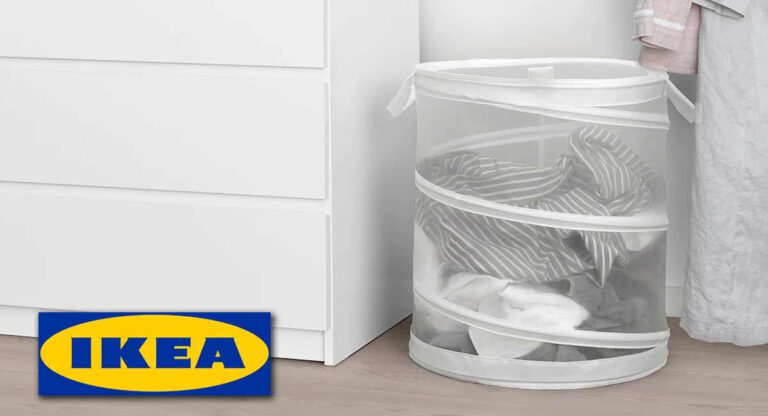 Ikea propose un panier à linge sale idéal pour les petits appartements !