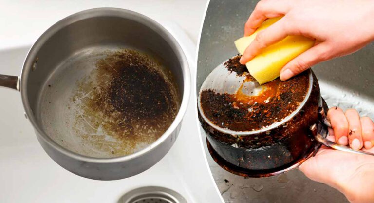 L’astuce ingénieuse pour nettoyer facilement le fond d’une casserole et la laisser comme neuve