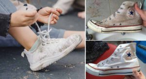 Nettoyer des chaussures blanches  Voici 10 idées efficaces avec des produits maison