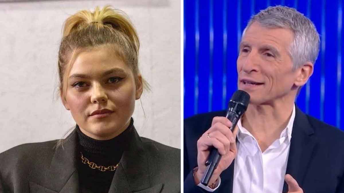 Nagui  son énorme gaffe face à Louane et son compagnon en direct du Téléthon