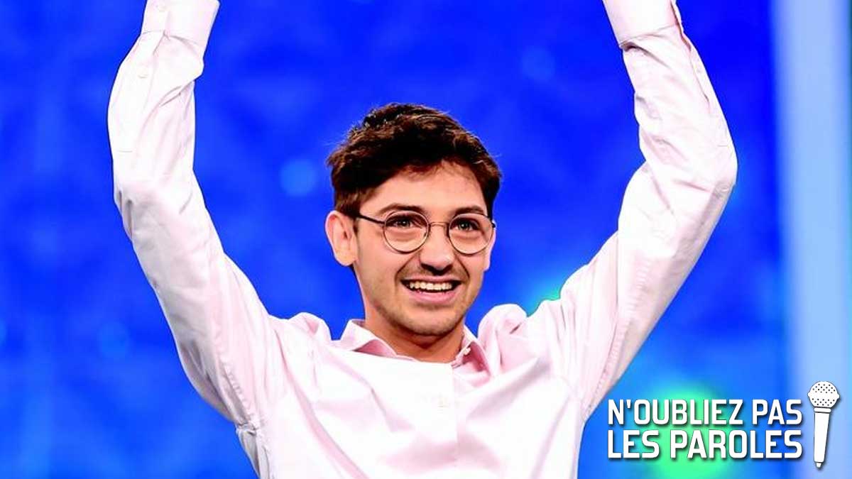 Kristofer (N’oubliez pas les paroles) révèle ce qu’il va faire de ses 309.000 euros de gains