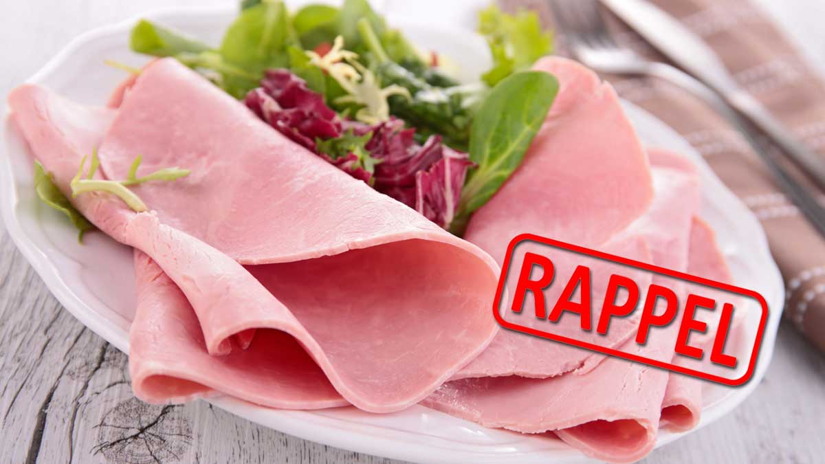 Rappel massif de jambon pour cause de listeria : découvrez les lots concernés