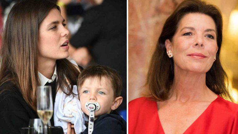 Charlotte Casiraghi, première sortie officielle avec son fils Balthazar, Caroline de Monaco en soutien