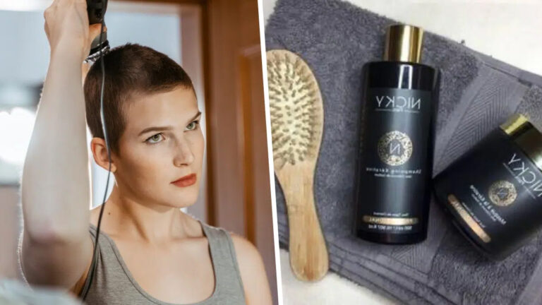 Elle utilise un shampoing d’une célèbre marque elle est contrainte de se raser la tête !