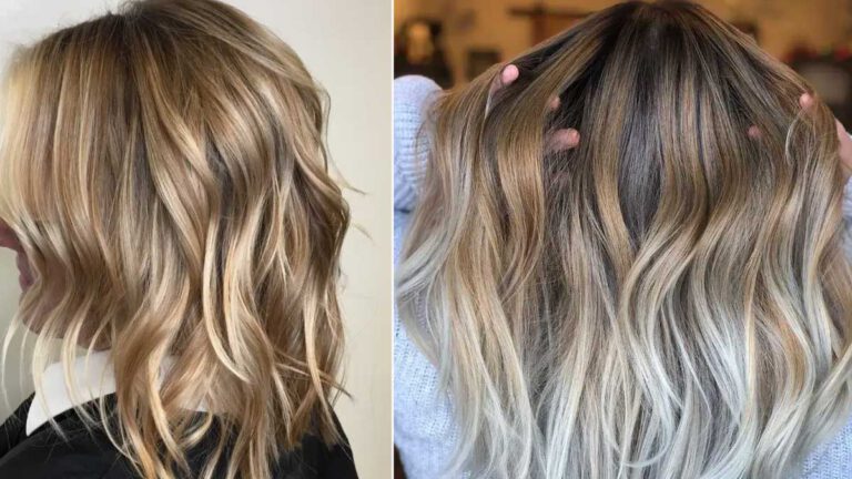 Les mèches blond platine et caramel parent nos cheveux en automne 2022. Voilà comment les porter !