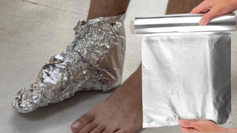 Pourquoi est-il ingénieux d’envelopper ses pieds dans du papier aluminium ?