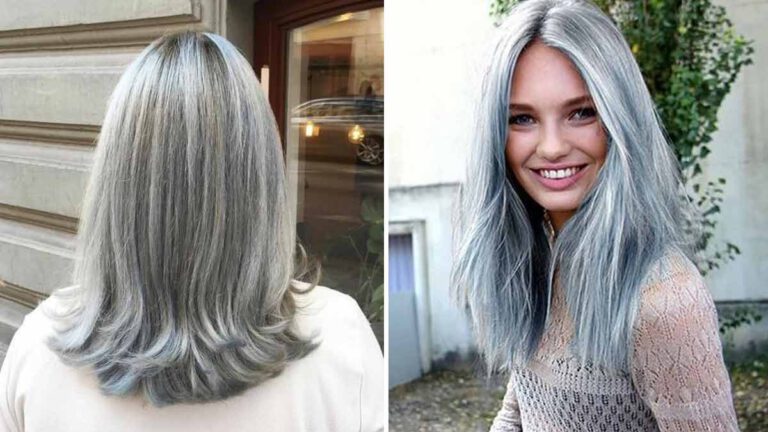 Quelles mèches sur cheveux gris-blancs sont les plus flatteuses ? 4 idées magnifiques