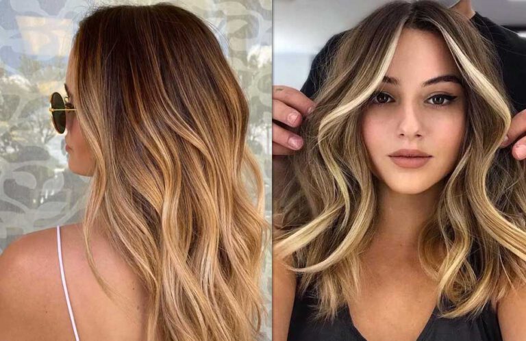 Balayage miel sur cheveux châtain Information et looks en images à montrer à votre coloriste !