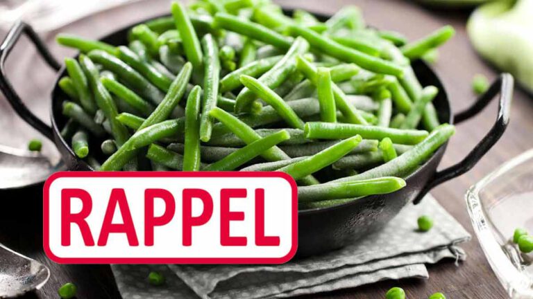 Rappel produit haricots vert