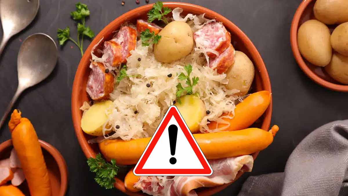 Une marque de choucroute rappelée dans la France entière ! Rappel produit en cours.