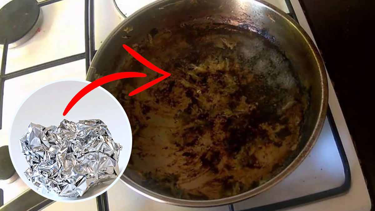 Voici comment utiliser le papier aluminium pour nettoyer les poêles et casseroles brûlées