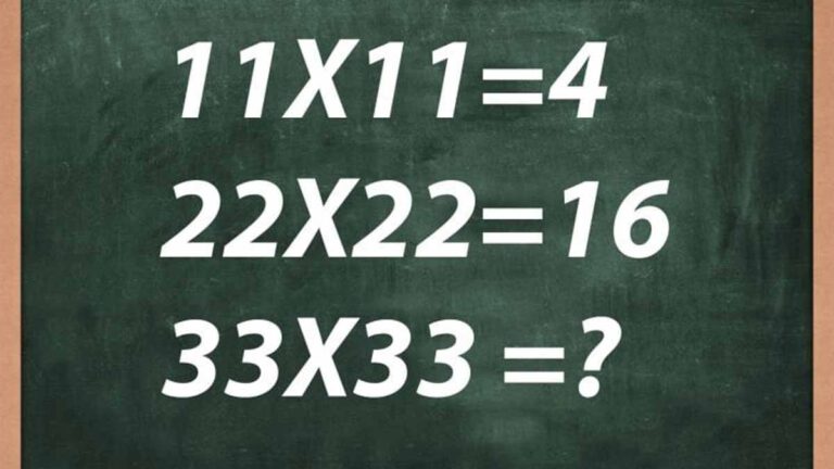 Test QI  seule une personne avec un QI élevé arrivera à trouver la solution à ce calcul dans un court délai