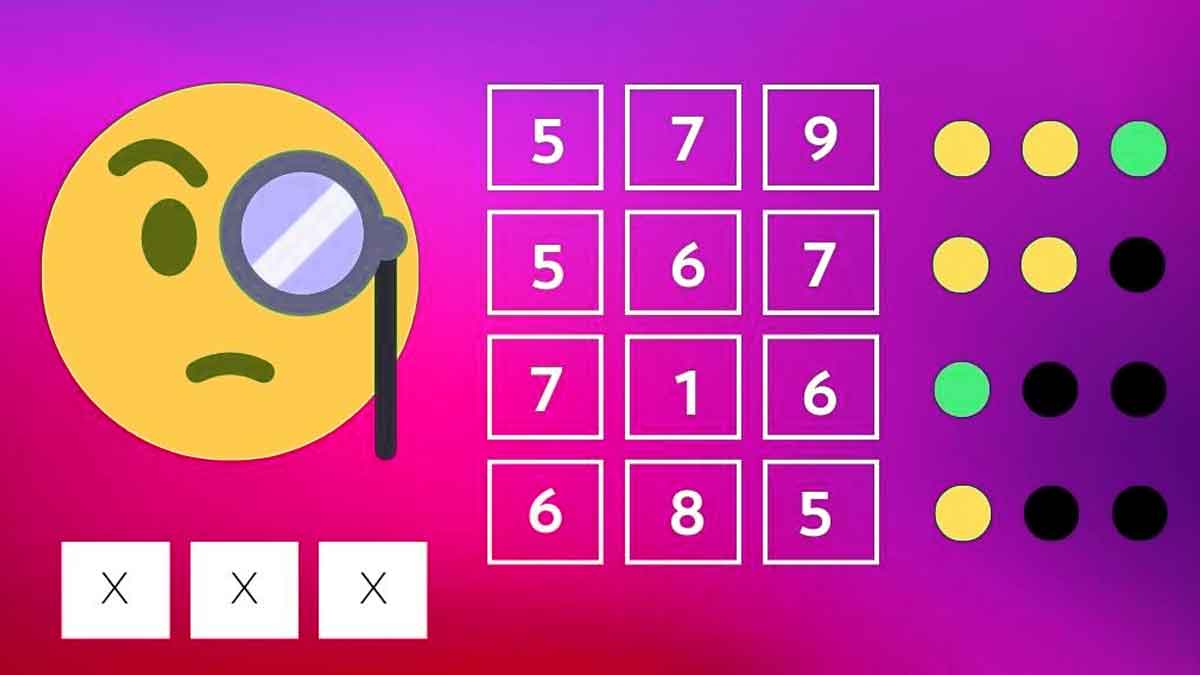 Casse-tête logique déchiffrez le code en 45 secondes et tester votre QI