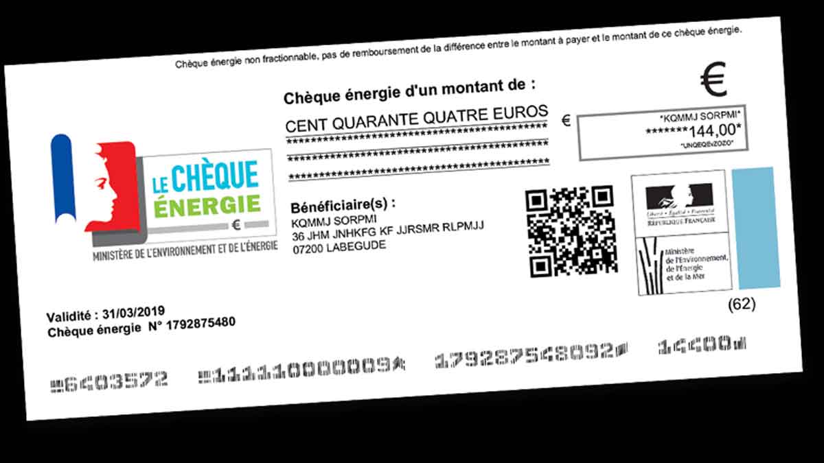 Chèque énergie 2023  entre 48 à 277 euros, voici le montant que vous toucherez en fonction de vos revenus