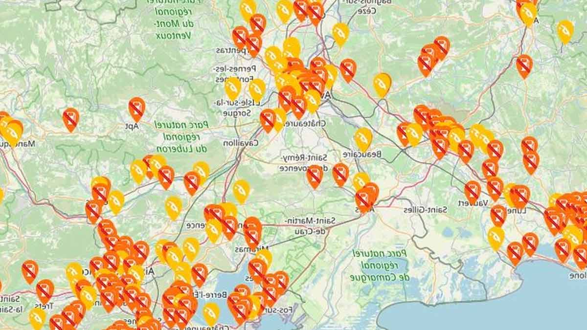 Pénurie de carburant Voici la carte pour connaître en temps réel les stations-service en rupture de stocks