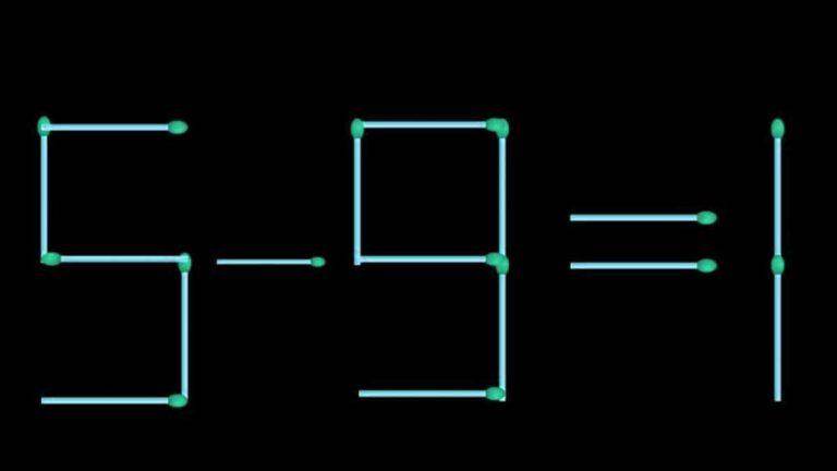 Test de QI : Seriez-vous capable de corriger cette équation en déplaçant une seule allumette en seulement 30 secondes ?