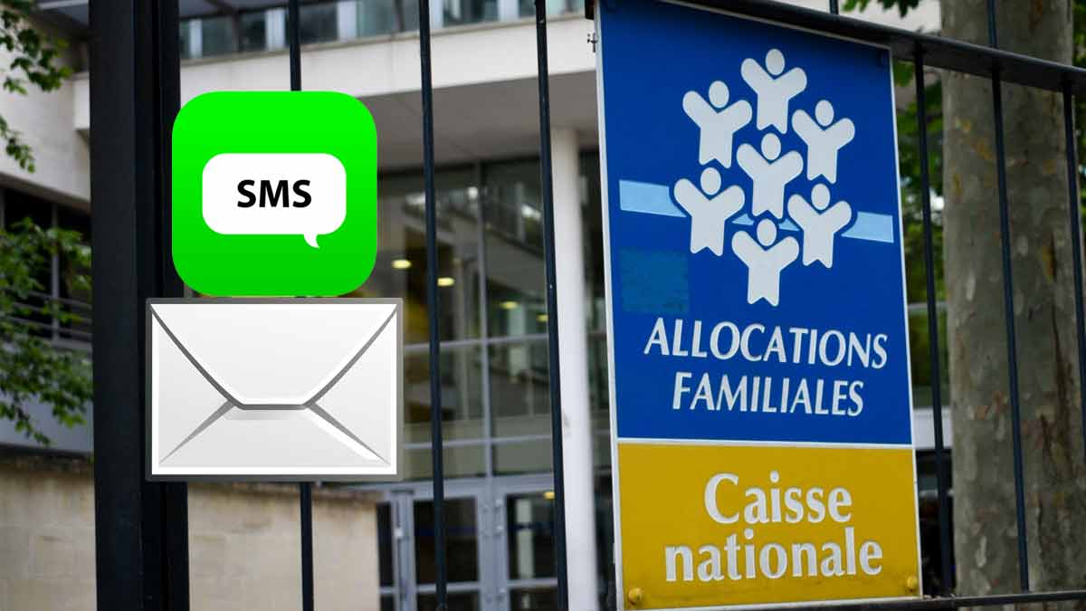 Arnaque restez sur vos gardes aux faux emails et faux SMS qui offrent de nouvelles aides de la CAF !