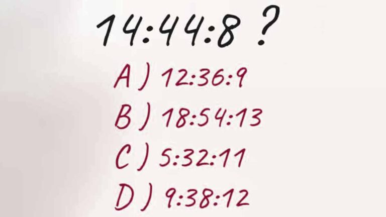 Casse-tête : Seriez-vous capable de trouver la réponse équivalente à l’équation 14:44:8 ? Prouvez que vous êtes fort en mathématiques !