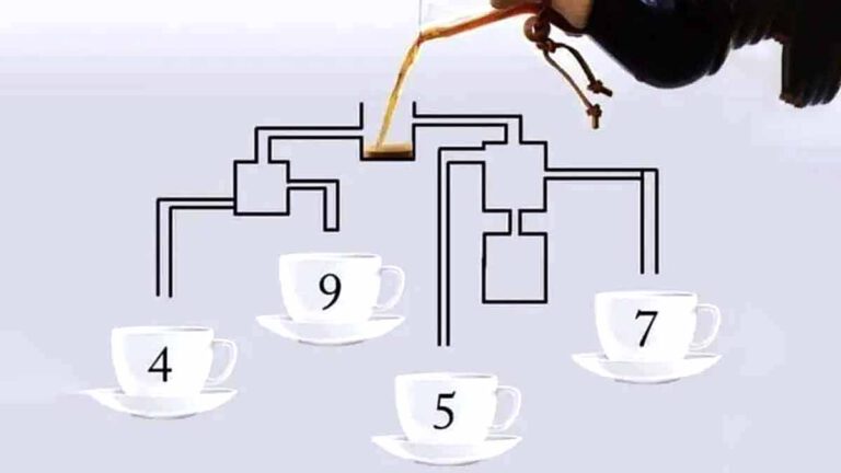 Test de QI quelle tasse de café va se remplir en premier  Vous n’avez que quelques secondes pour venir à bout de ce défi