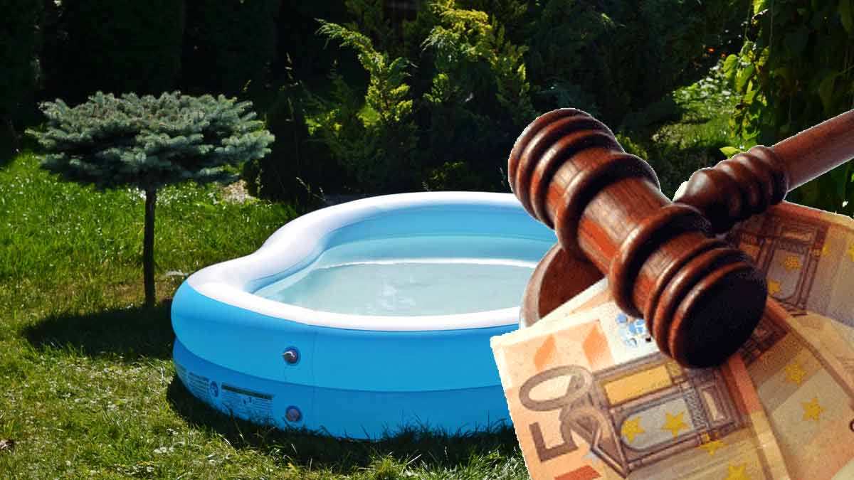 ATTENTION, Une amende salée pour les Français qui installent une piscine gonflable dans leur jardin dans ce département