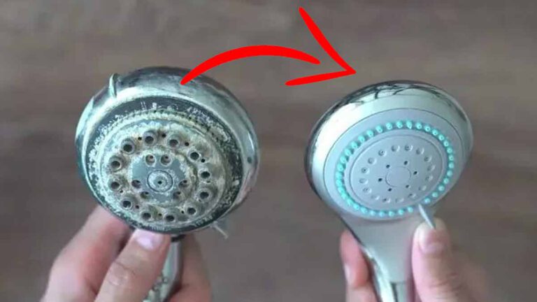 Cette astuce magique pour nettoyer facilement son pommeau de douche et retrouver de la pression