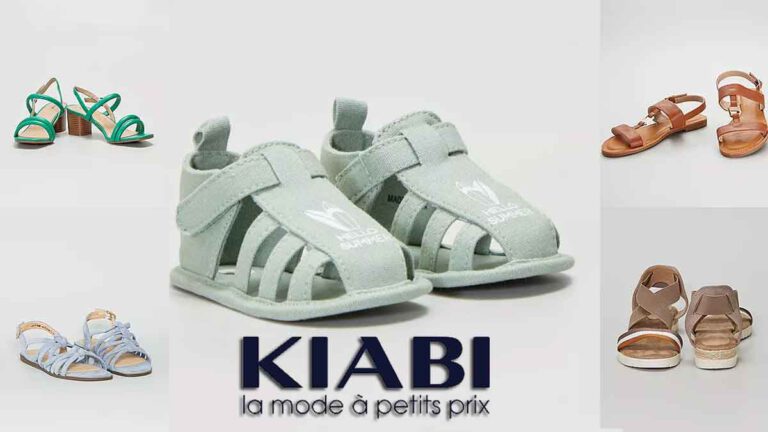 Kiabi met en vente des sandales très stylées et très confortable à tout petit prix !