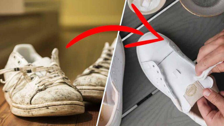 Découvrez l'astuce toute simple et moins cher afin de nettoyer les traces sur les chaussures