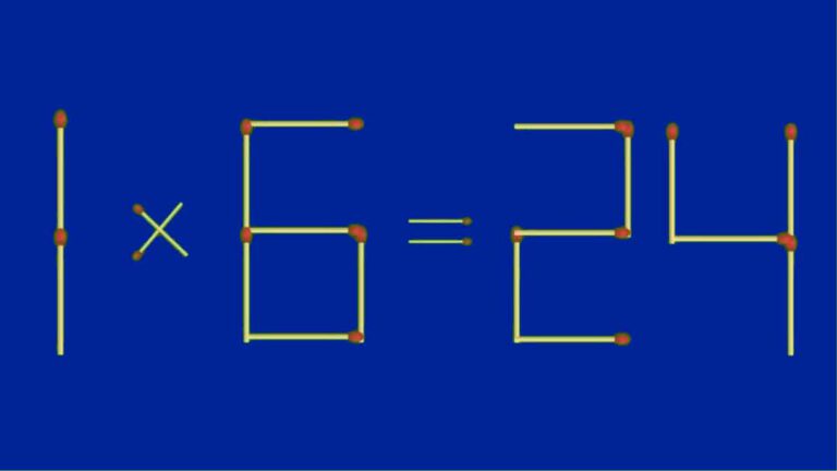 Votre cerveau a-t-il la compétence pour résoudre cette équation 6+6=18 en déplaçant deux allumettes