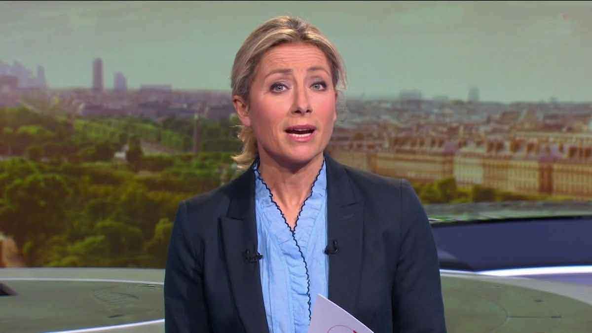 En plein JT de France 2, Anne-Sophie Lapix dévoile ses jambes et crée un énorme scandale