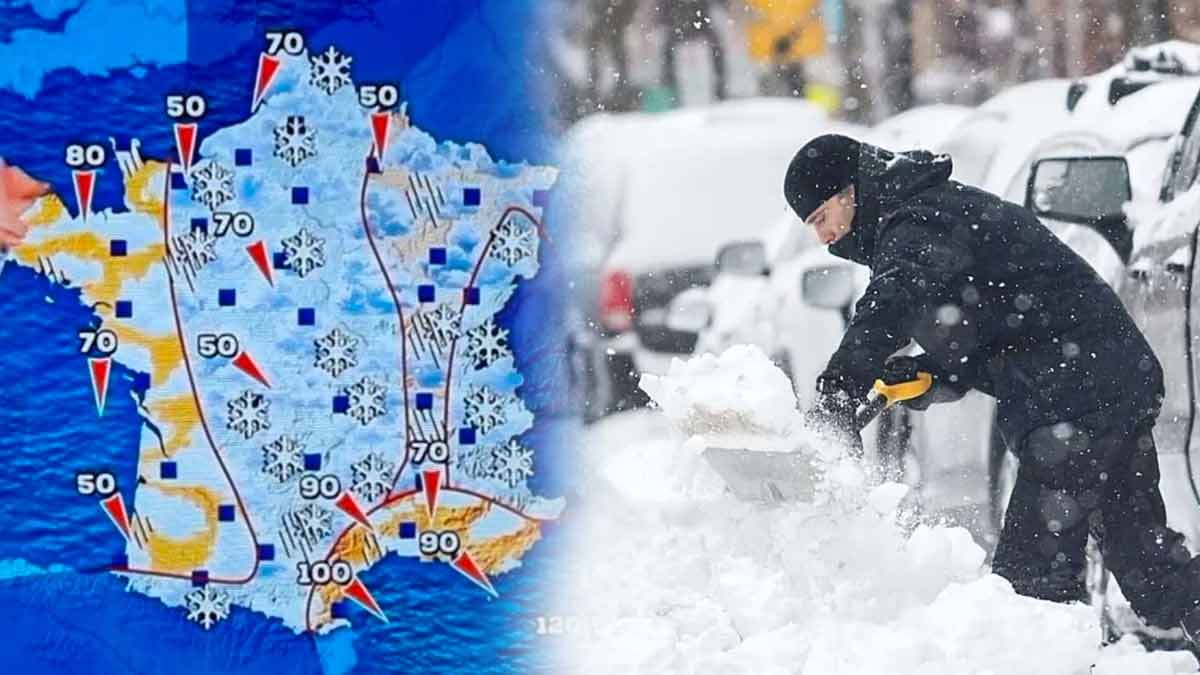 Météo ces départements s’apprêtent à vivre une semaine sous une chute de neige et un froid intense