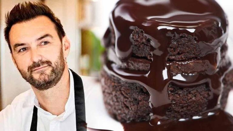 Cyril Lignac dévoile la recette de ses succulents palets au chocolat, crème au café, un dessert très facile à préparer et original !