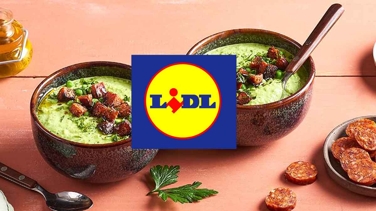 Lidl séduit avec son velouté de petits pois et chorizo qui va réchauffer les cœurs cet hiver !