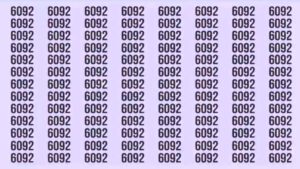 Test de QI d’illusion d’optique : trouver nombre 6082 parmi les 6092 illusion d'optiqueseulement 1 % des personnes aux yeux de faucon peuvent repérer l’intrus parmi 6 092 en 8 secondes !