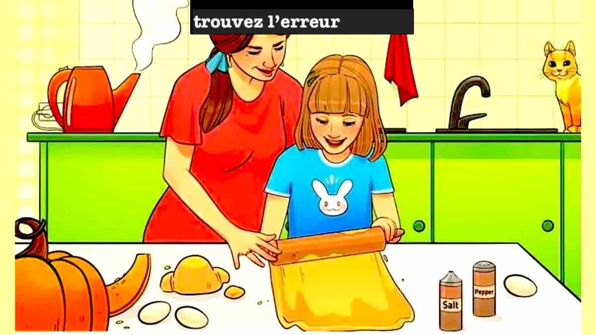 © trouvez l'erreur dans l'image